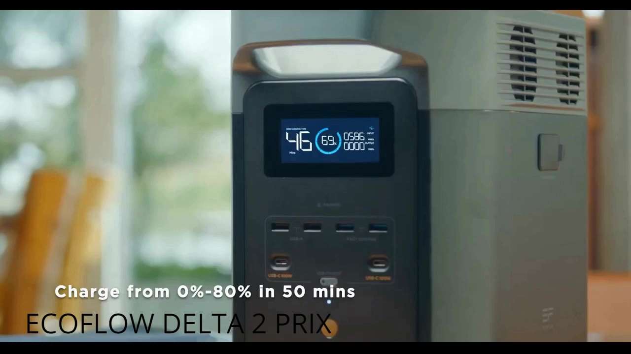 Utilisation De Ecoflow Delta 2